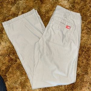 NORTH FACE- women’s khaki lightweight/hiking pants! Size-4